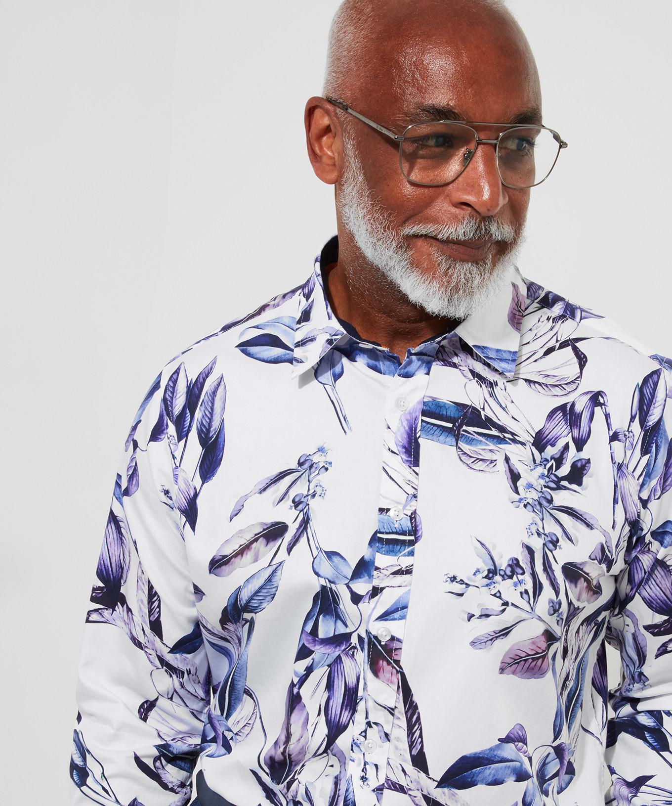 Joe Browns Camicia a Maniche Lunghe con Motivo Floreale  