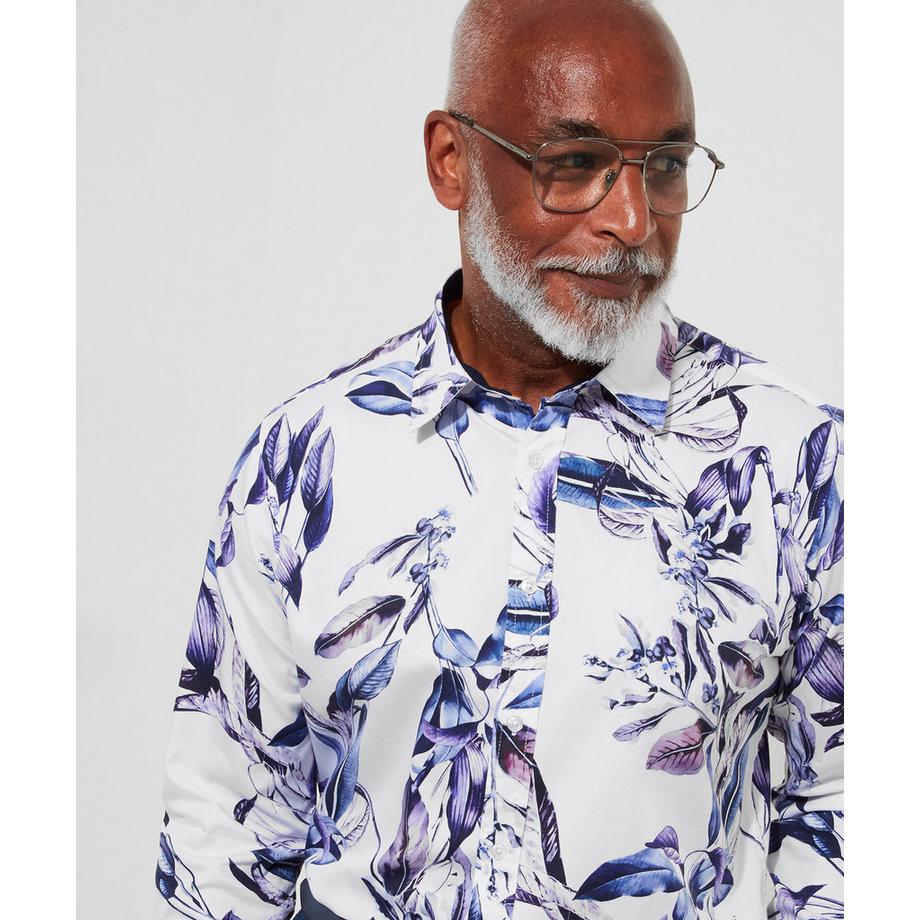 Joe Browns Langarmhemd mit Blumenmuster  