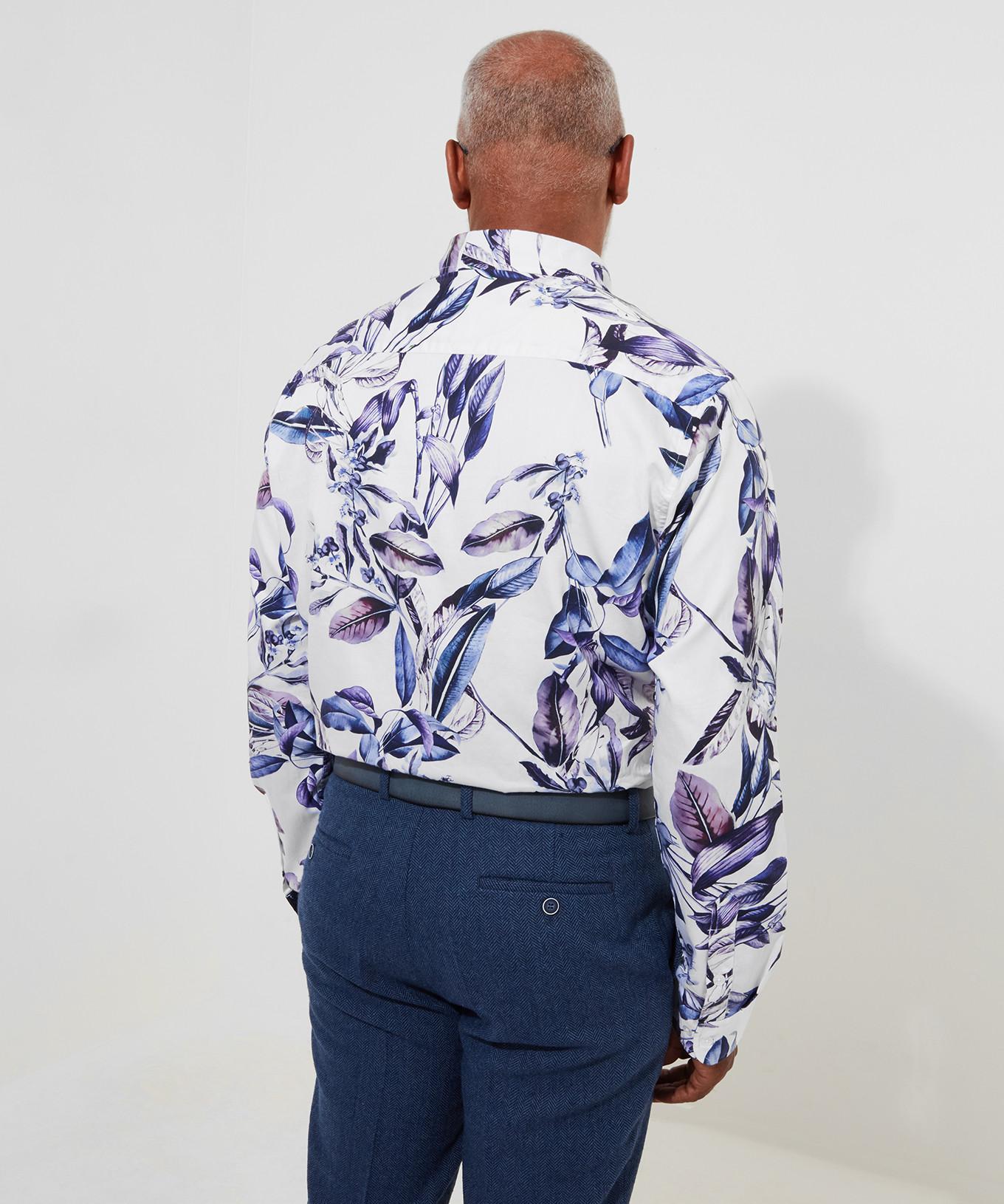 Joe Browns Camicia a Maniche Lunghe con Motivo Floreale  