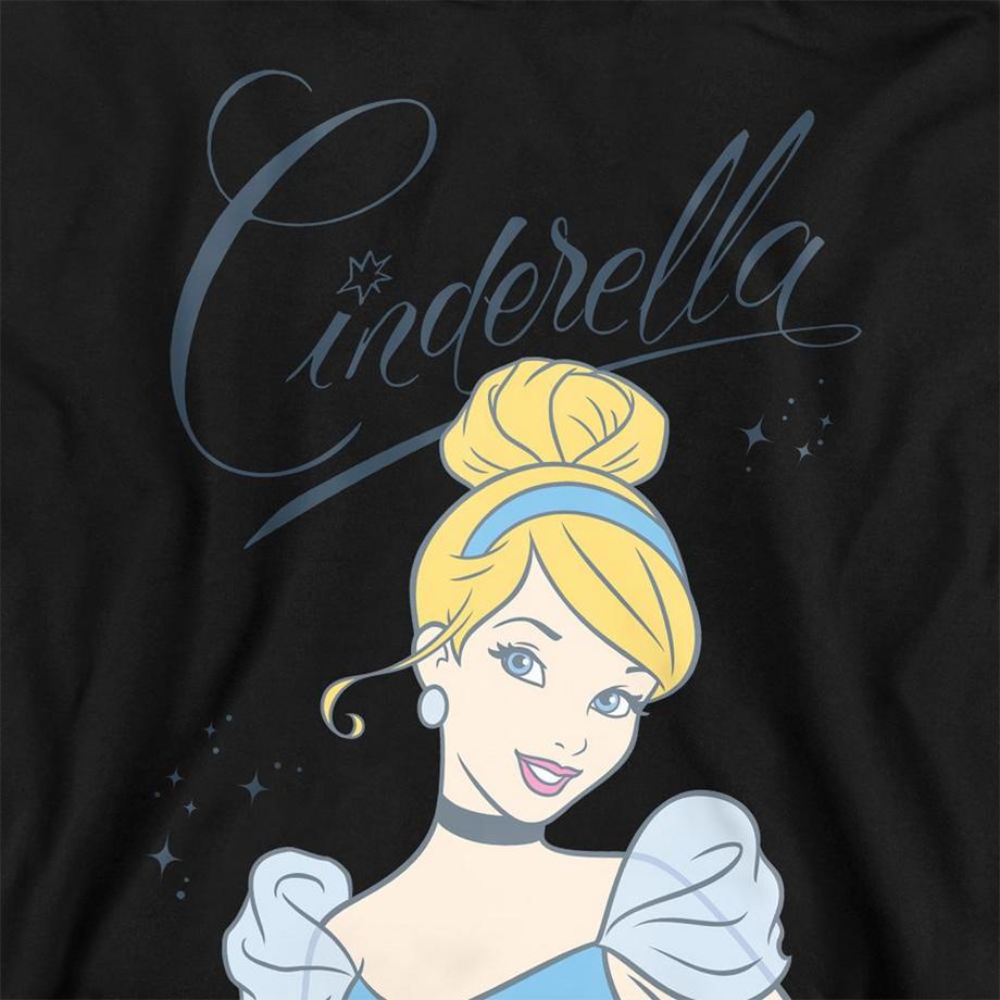 Cinderella  Sweat À Capuche Headshot With Fancy Script 