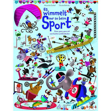 Es wimmelt nur so...beim Sport Garibal, Alexandra; Bielinsky, Claudia (Illustrationen) Couverture rigide 