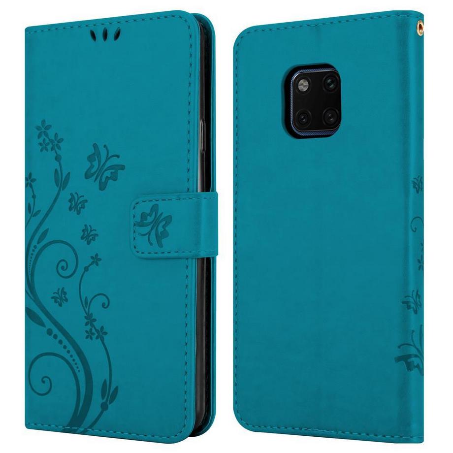 Cadorabo  Custodia per Huawei MATE 20 PRO cover fiori design 