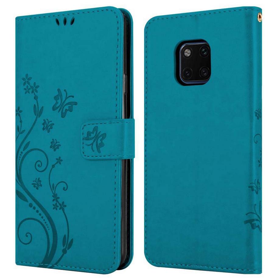 Cadorabo  Custodia per Huawei MATE 20 PRO cover fiori design 