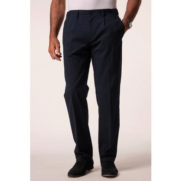 Pantalon en seersucker, taille élastique, coupe Regular Fit - jusqu'à la taille 74