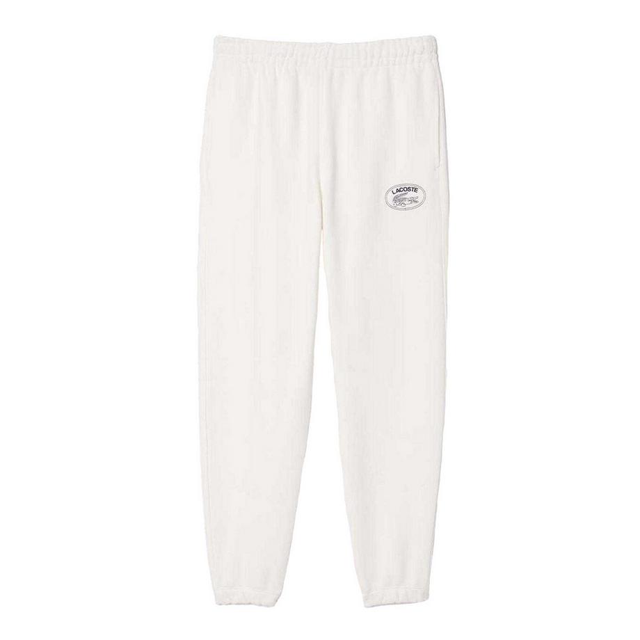 Pantaloni Da Ginnastica Logo Ricamato Cotone Organico