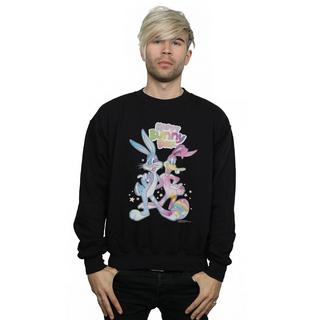 LOONEY TUNES  Bugs And Daffy Happy Bunny Day Sweatshirt 