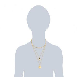 Lulu & Jane  Femme Chaîne Médaillon/pièce de monnaie 