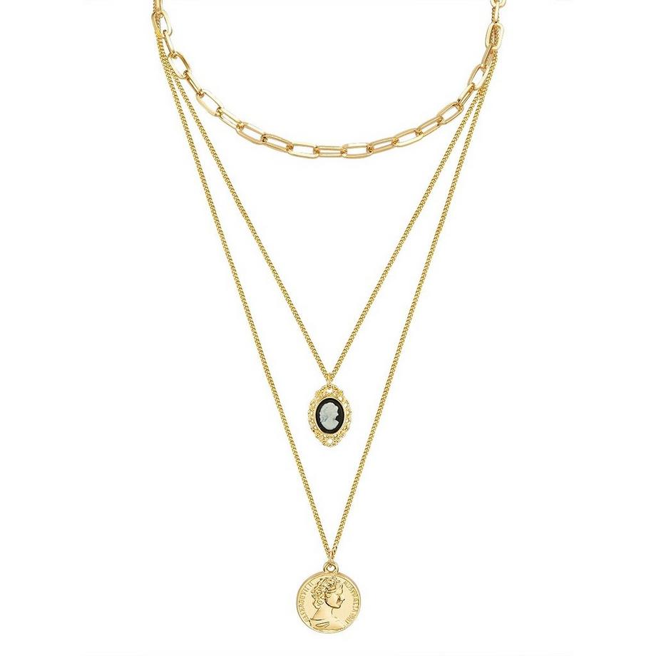 Halskette Medaillon/Münze