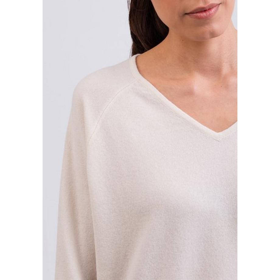 CASH-MERE.CH Pull avec fentes latérales  