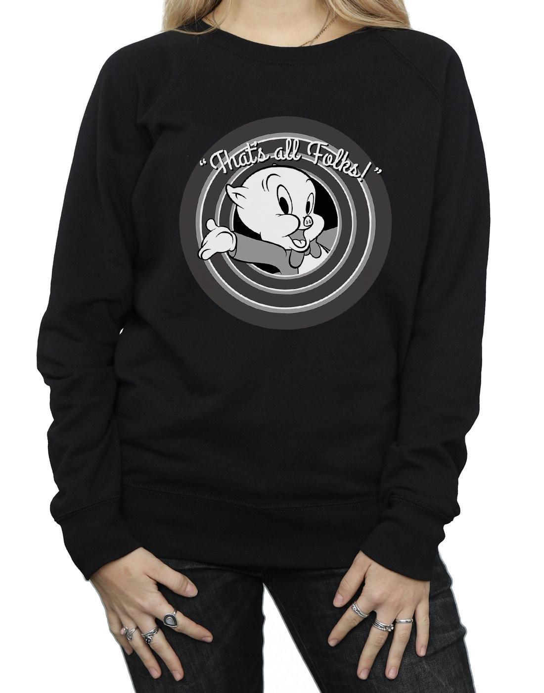 LOONEY TUNES  That's All Folks Sweatshirt 