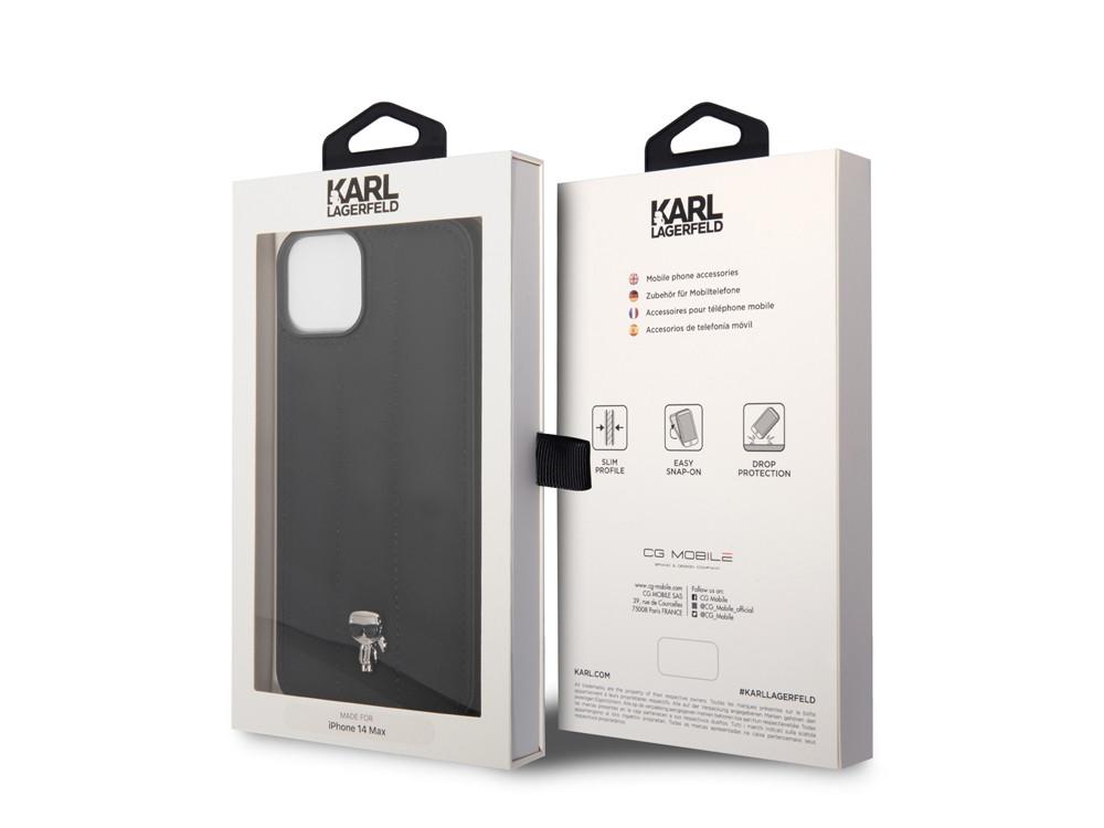 KARL LAGERFELD  Coque iPhone 14 Plus Puffy Ikonik Pins 