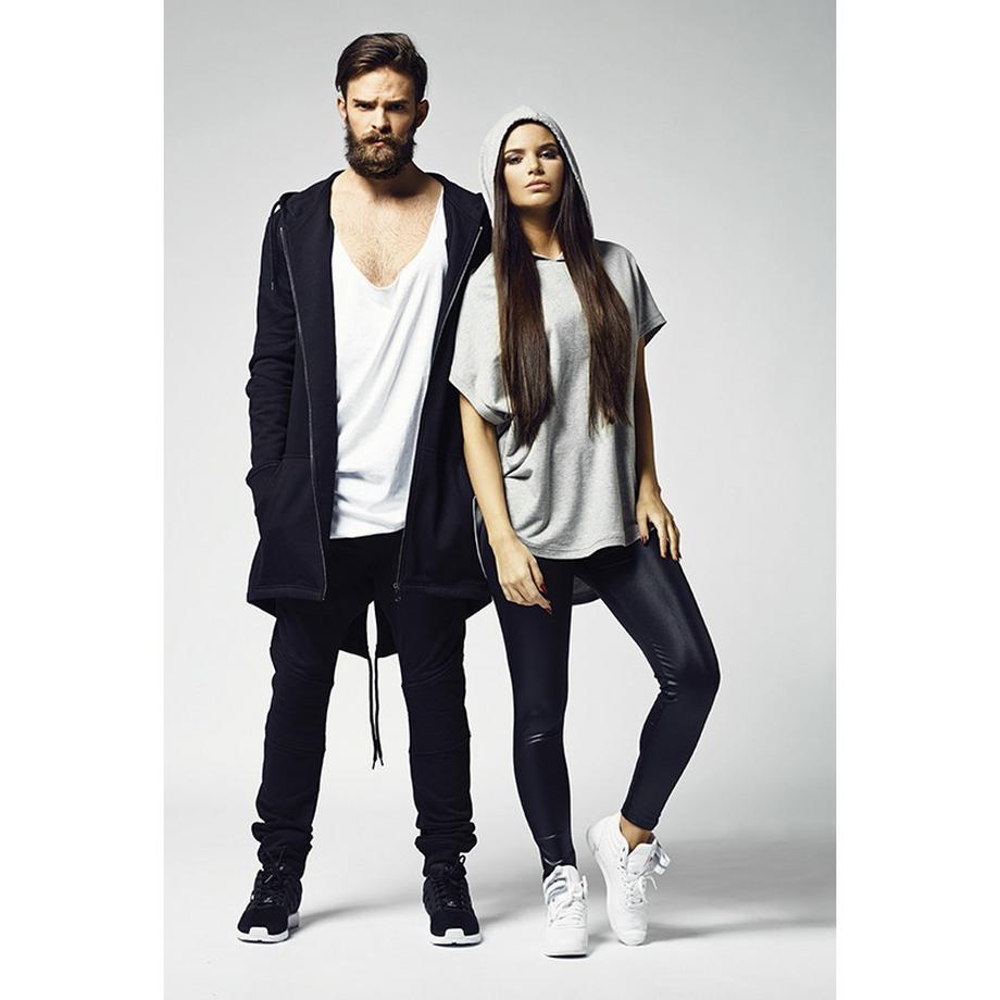 URBAN CLASSICS Basic Terry Kurzarm Hoodie  