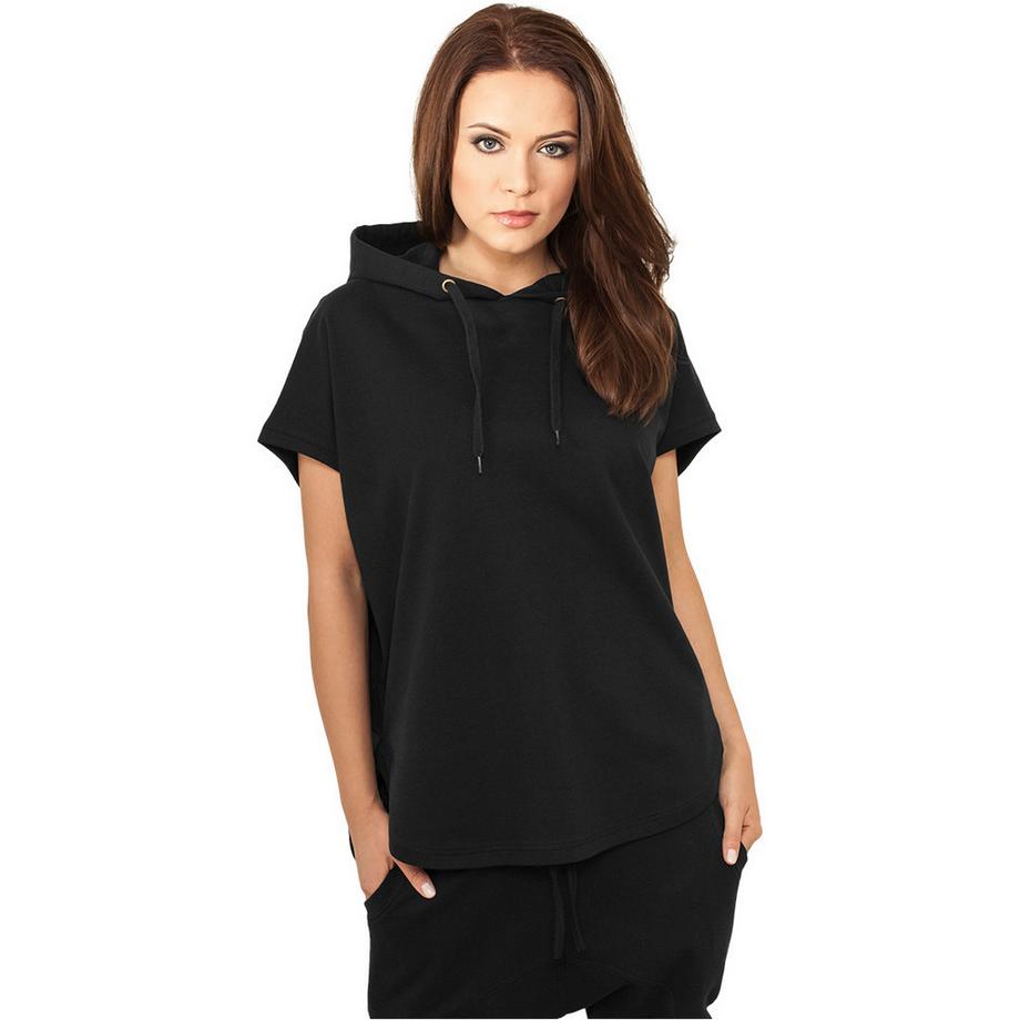 URBAN CLASSICS Basic Terry Kurzarm Hoodie  
