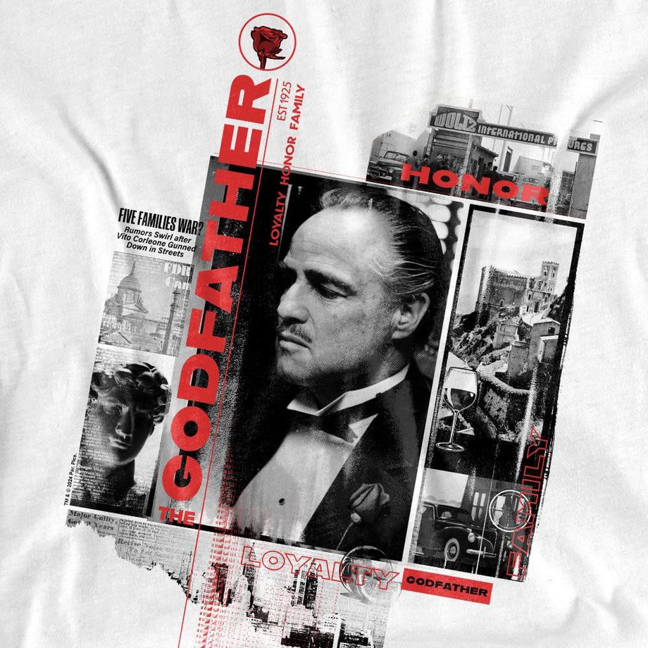 The Godfather T-Shirt Stampa Grafica  