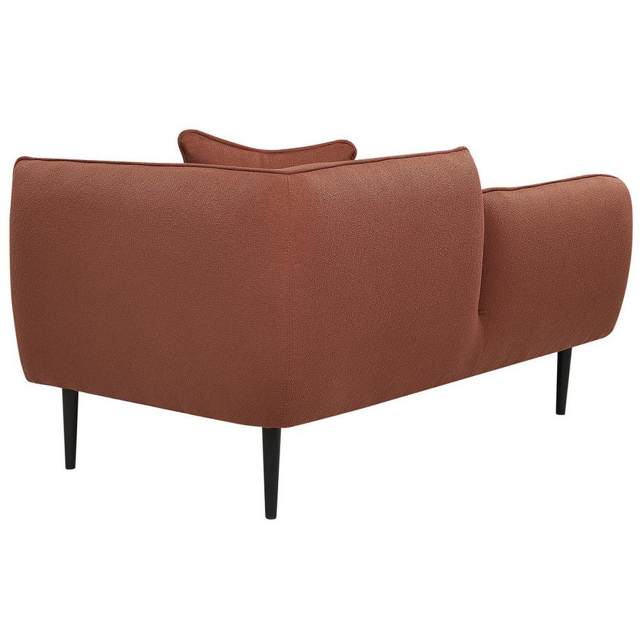 Beliani Rechtsseitige Chaiselongue aus Bouclé Klassisch CHEVANNES  