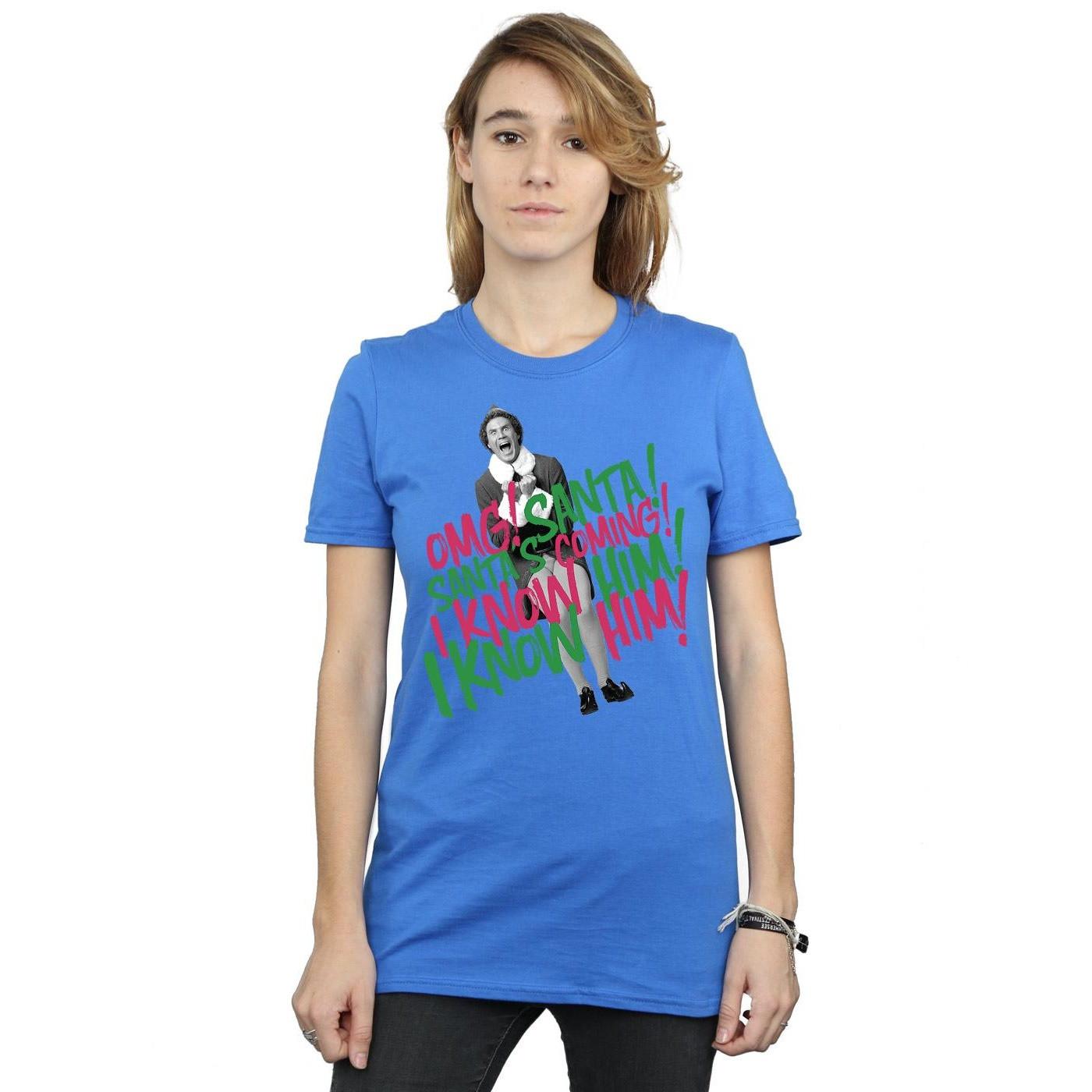 Elf Santa's Coming T-Shirt Imprimé  