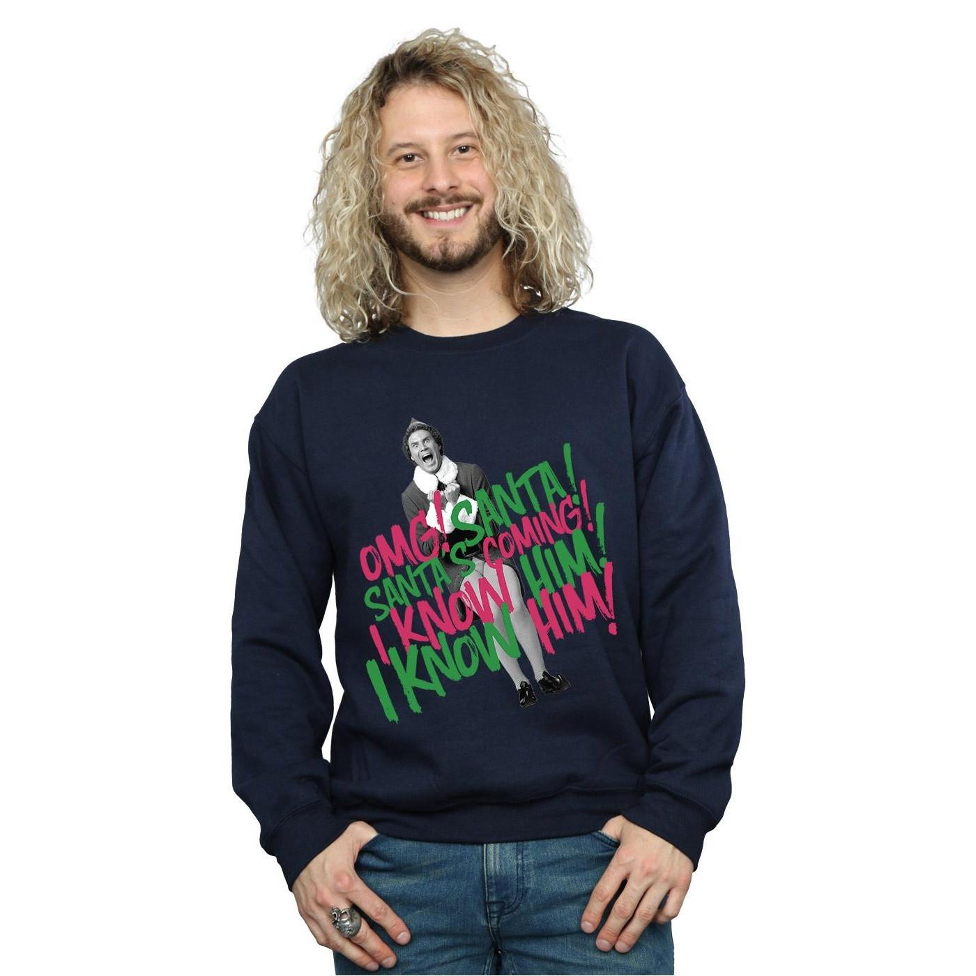 Elf Santas Coming Sweatshirt  