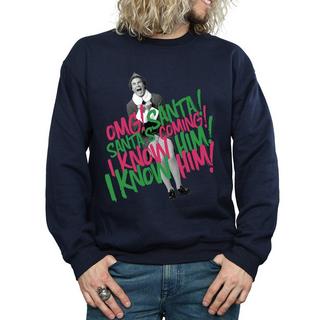 Elf Santas Coming Sweatshirt  