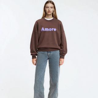 La Redoute Collections Sweatshirt avec motif lettrage col rond  