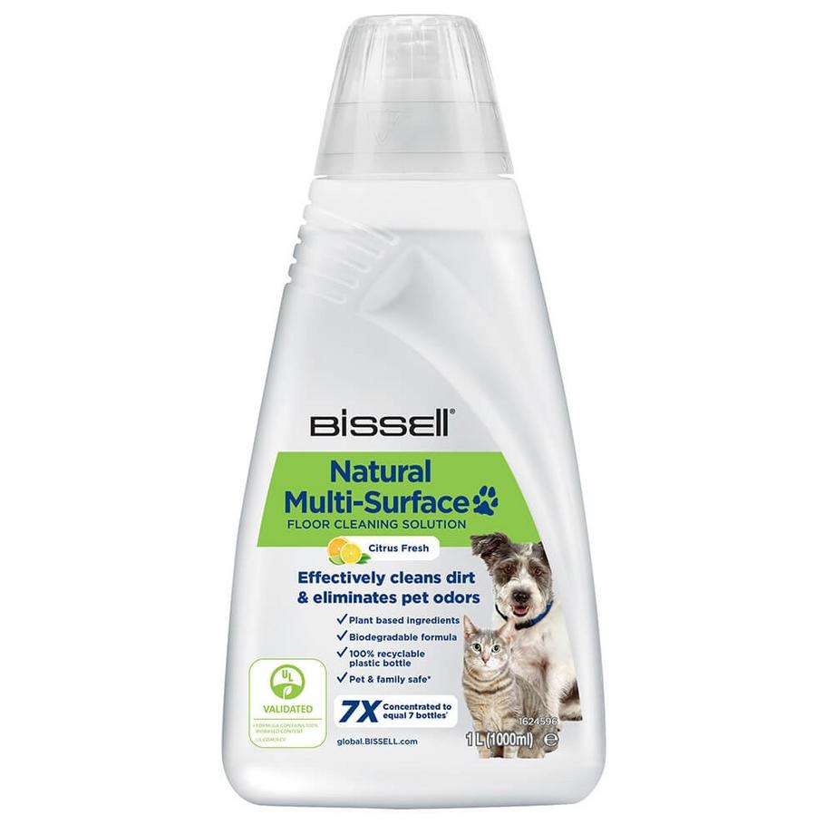 Bissell  BISSELL Solution de nettoyage naturelle multi-surfaces pour animaux de compagnie 1L 