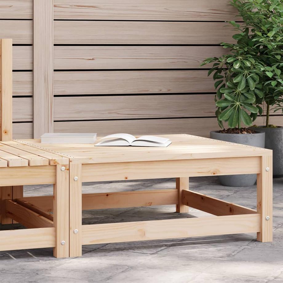 VidaXL Repose-pied de jardin bois de pin  