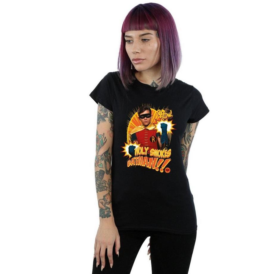 DC COMICS Holy Smokes T-Shirt Stampata  