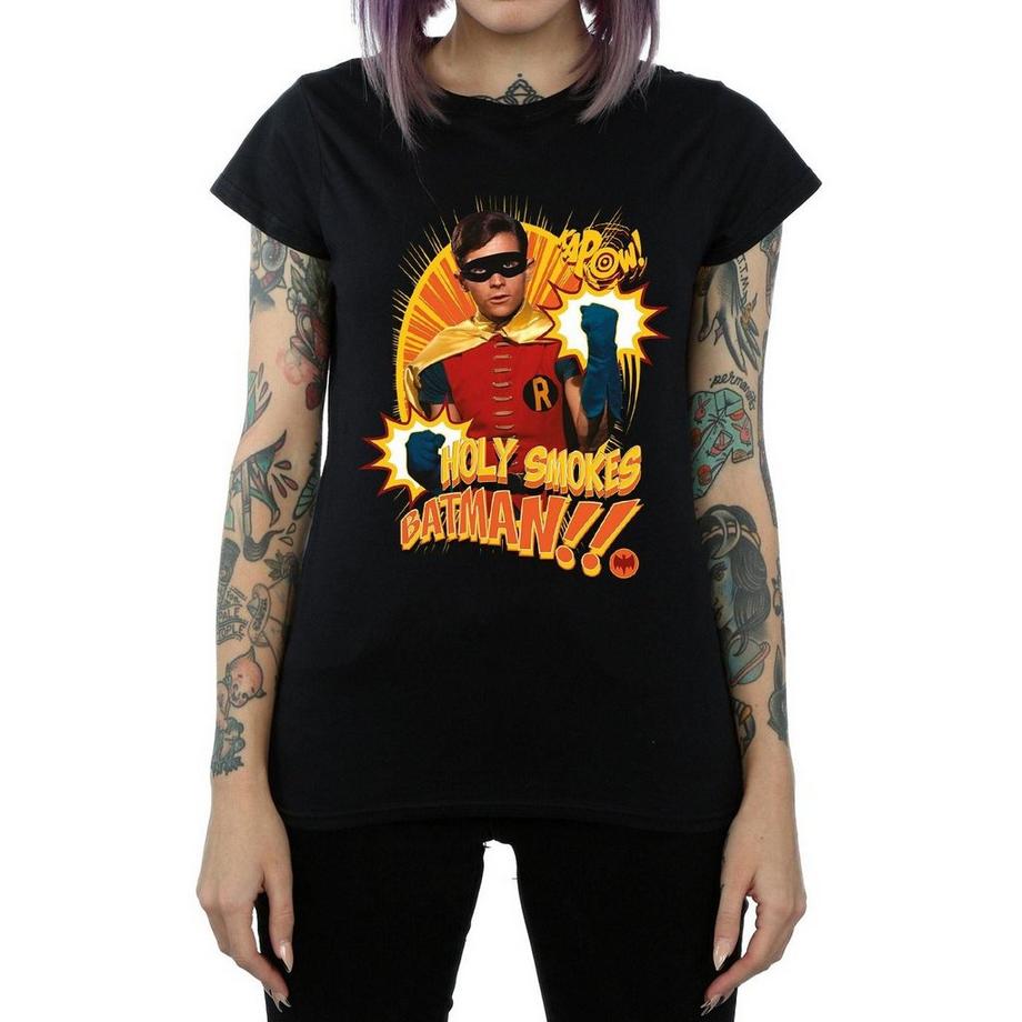 DC COMICS Holy Smokes T-Shirt Stampata  
