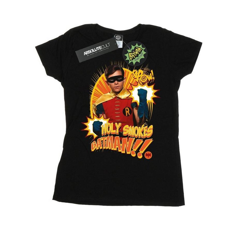DC COMICS Holy Smokes T-Shirt Stampata  