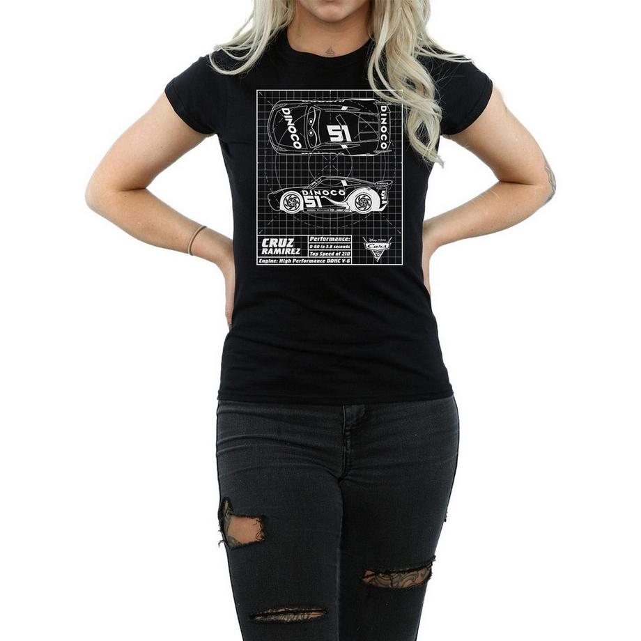 Disney Cars Cruz Ramirez Dinoco 51 T-Shirt  