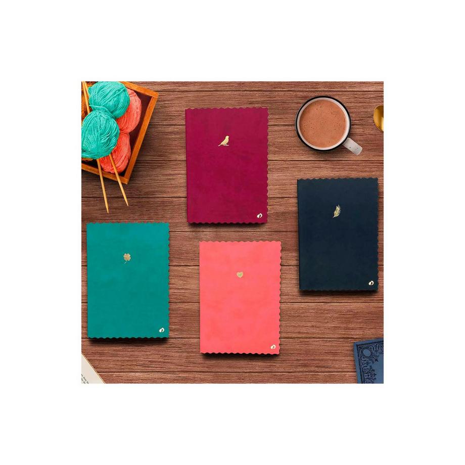 QUO-VADIS NOTIZHEFT 21 LINIERT Fantasie - 15x21 cm  