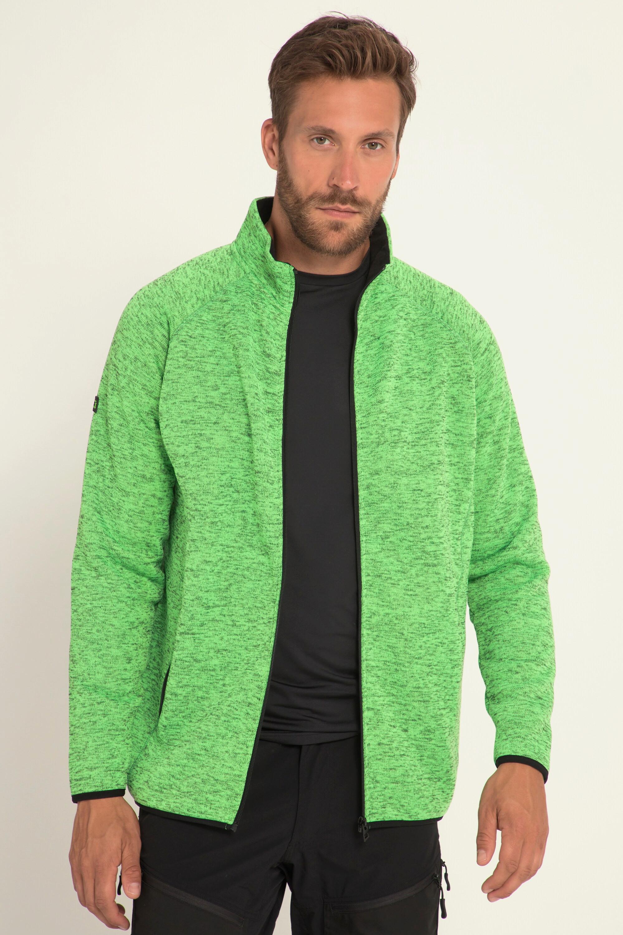 JP1880  Strickfleece-Jacke 