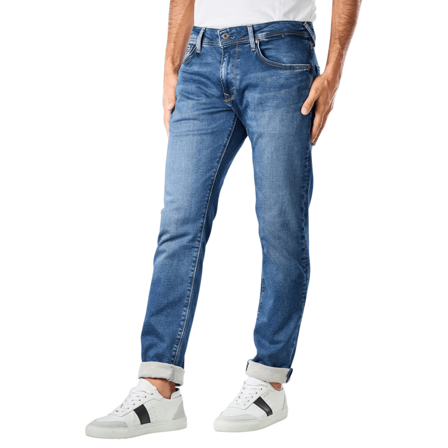 Pepe Jeans London Tapered Fit Gymdigo Wiser Wash Jeans  
