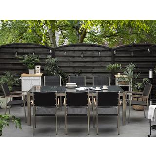 Beliani Set da pranzo per 8 persone en Granito Industriale GROSSETO  