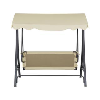 Beliani Dondolo da giardino en Acciaio Classico GARBO  