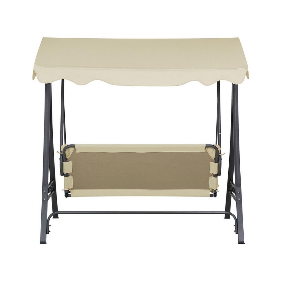 Beliani Hollywoodschaukel aus Stahl Klassisch GARBO  