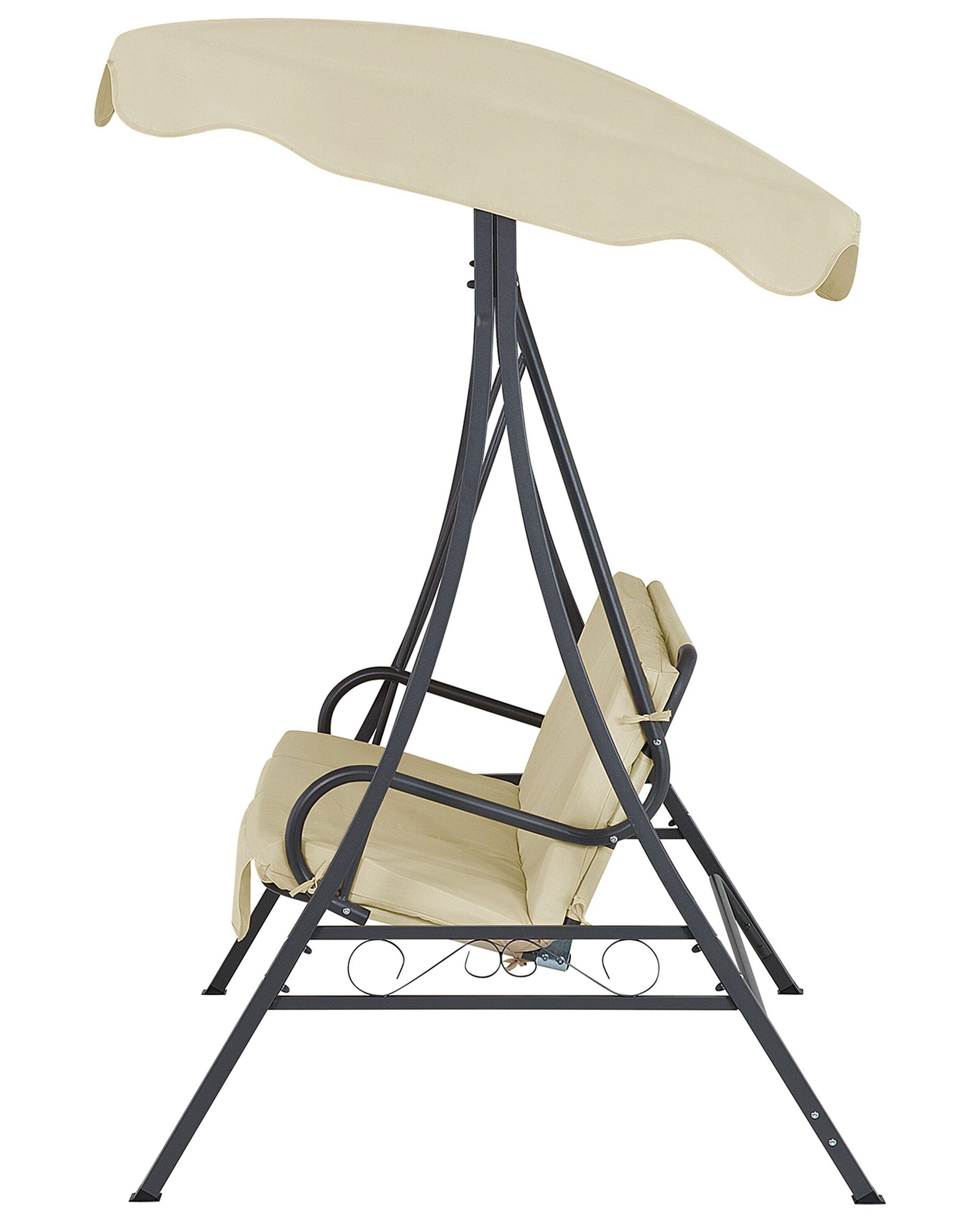 Beliani Dondolo da giardino en Acciaio Classico GARBO  