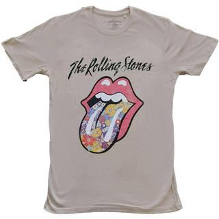 The Rolling Stones T-Shirt Logo Lingua Floreale  
