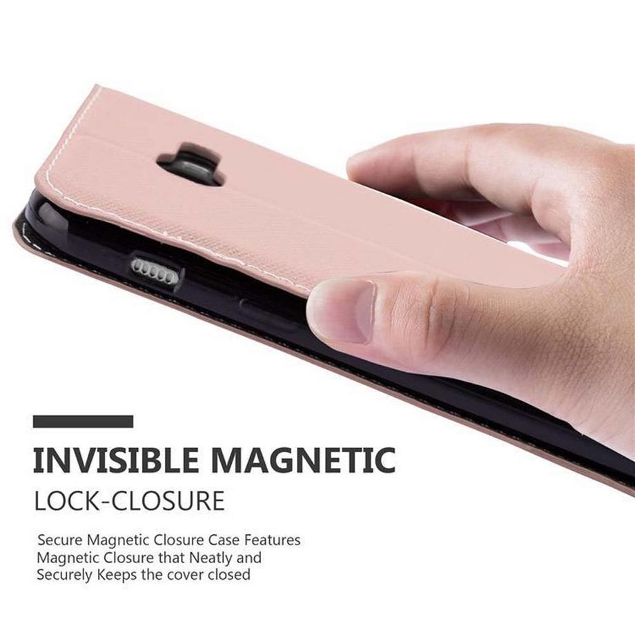Cadorabo  Housse compatible avec Samsung Galaxy A3 2017 - Coque de protection avec fermeture magnétique, fonction de support et compartiment pour carte 