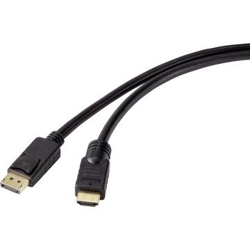 Renkforce Câble de raccordement DisplayPort/HDMI 20 m avec noyau de ferrite