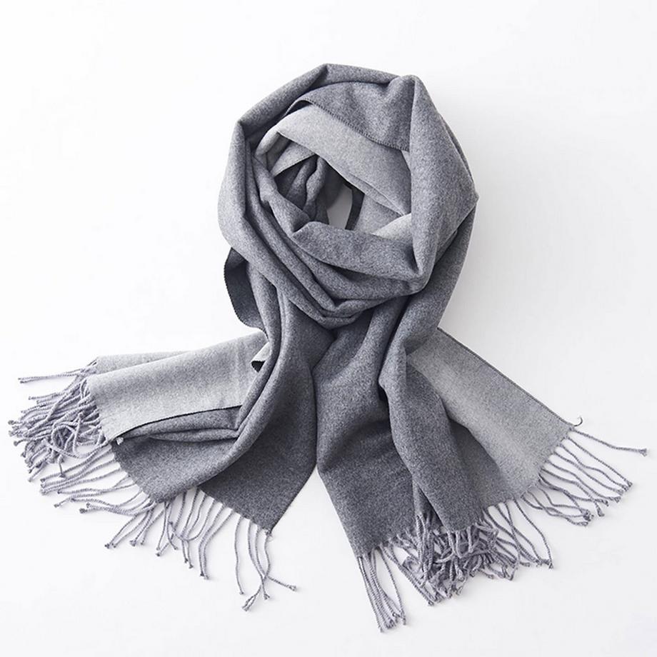 Only-bags.store Zweifarbiger Oversized Pashmina Schal  