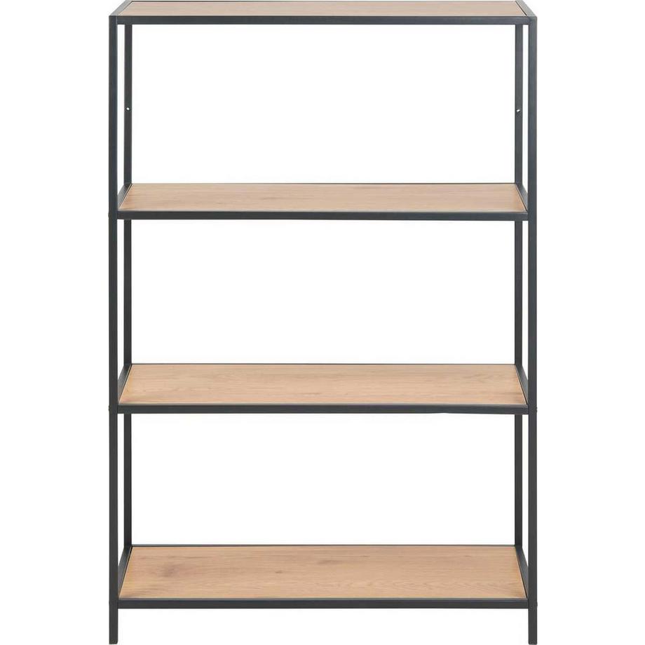 mutoni Étagère Multiple Bronx noir 77x35x114  