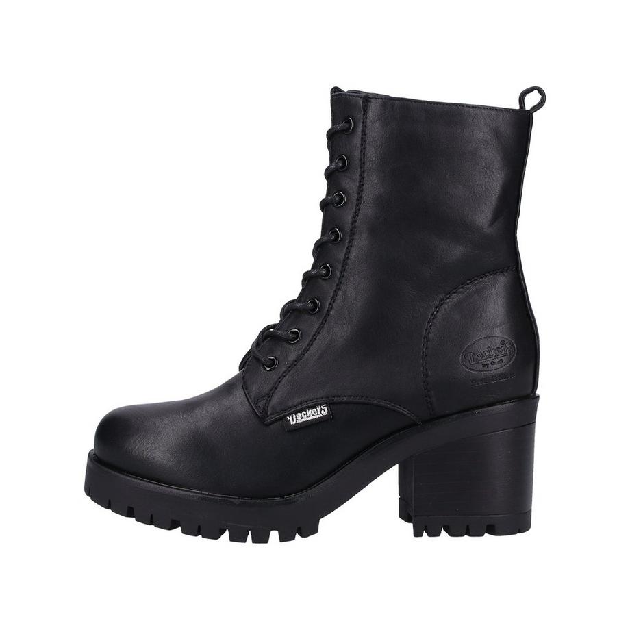 Dockers Schnürstiefelette mit Seitlicher Reissverschluss  