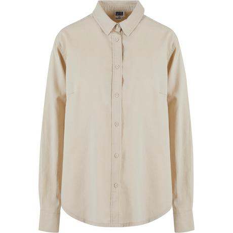 URBAN CLASSICS Camicia Oversize in Misto Lino  