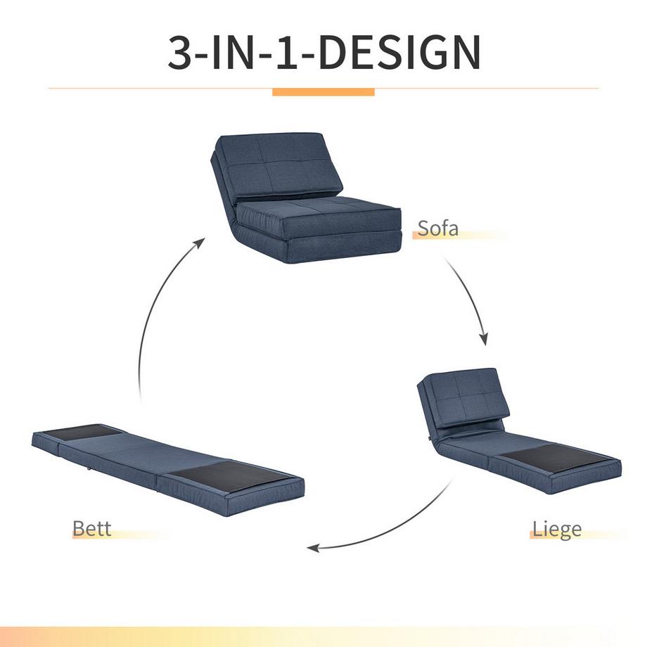 HOMCOM chaise de sol  