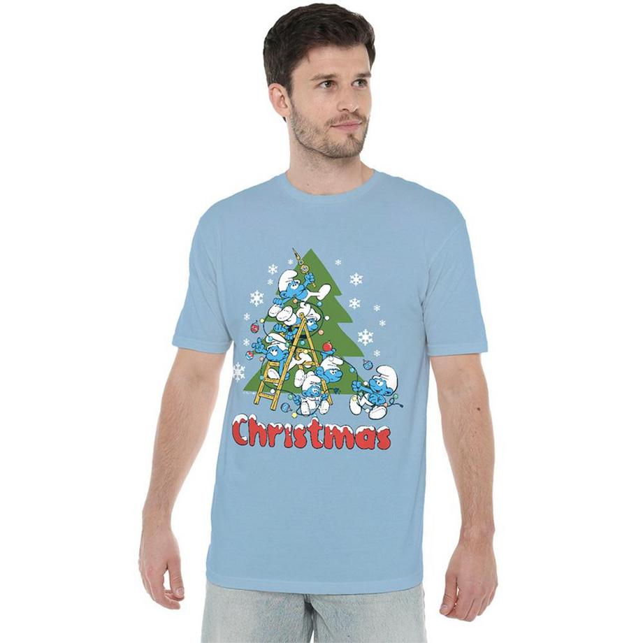 Les Stroumpfs  T-ShirtMotiftyle Sapin De Noël 