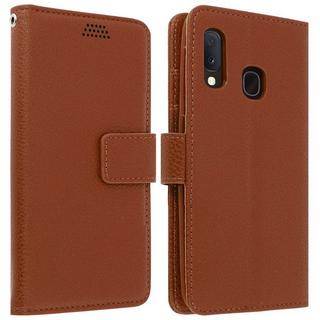 Avizar  Flip Bookcover Samsung Galaxy A20e Braun 