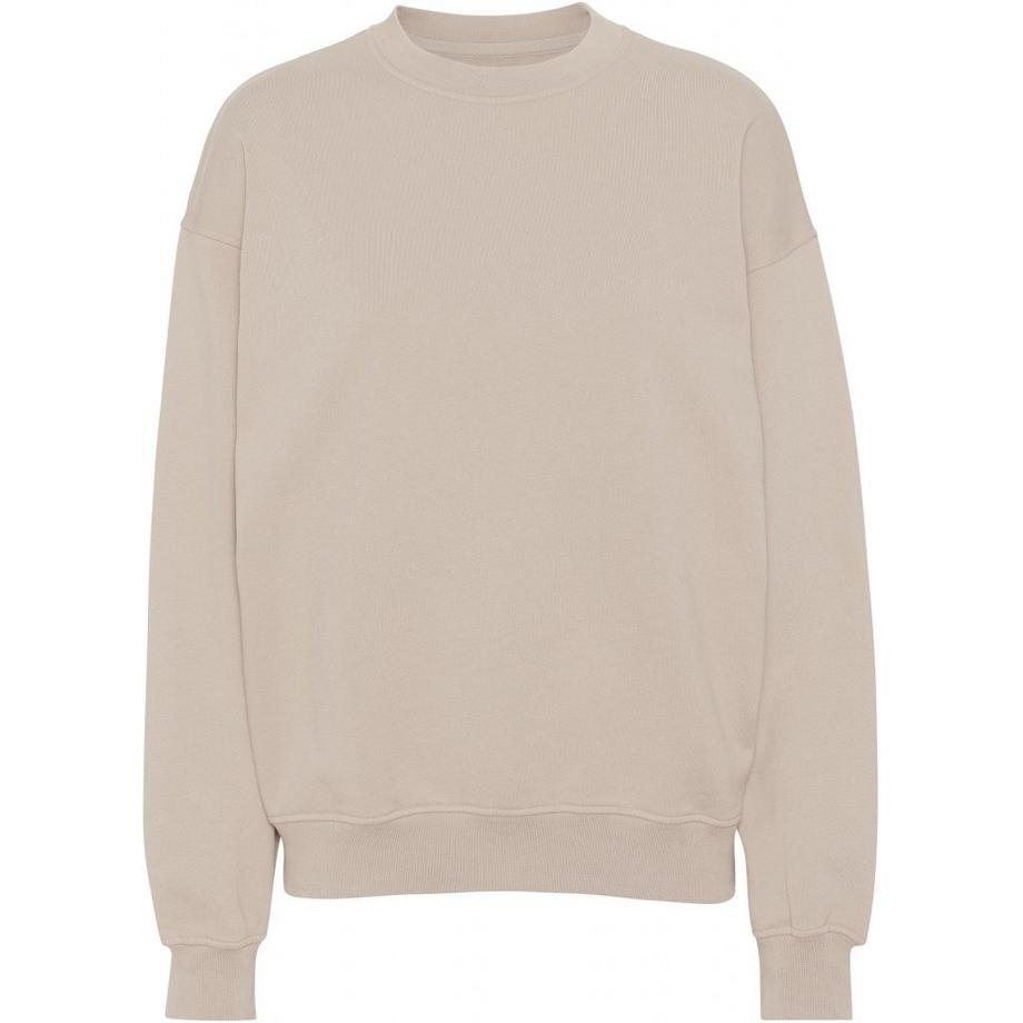 Sweatshirt mit Rundhalsausschnitt  Organic oversized ivory white
