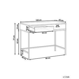 Beliani Konsolentisch aus MDF-Platte Modern ADELAIDE  