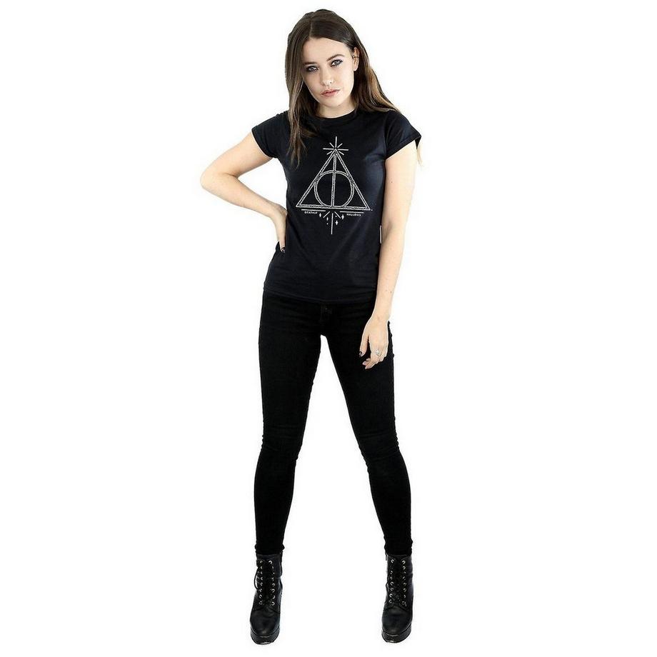 Harry Potter Deathly Hallows Symbol Kurzarm T-Shirt  