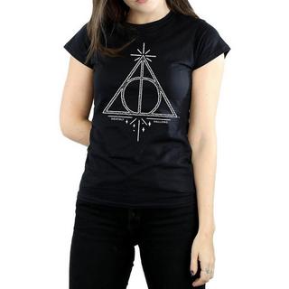 Harry Potter Deathly Hallows Simbolo T-Shirt Maniche Corte  